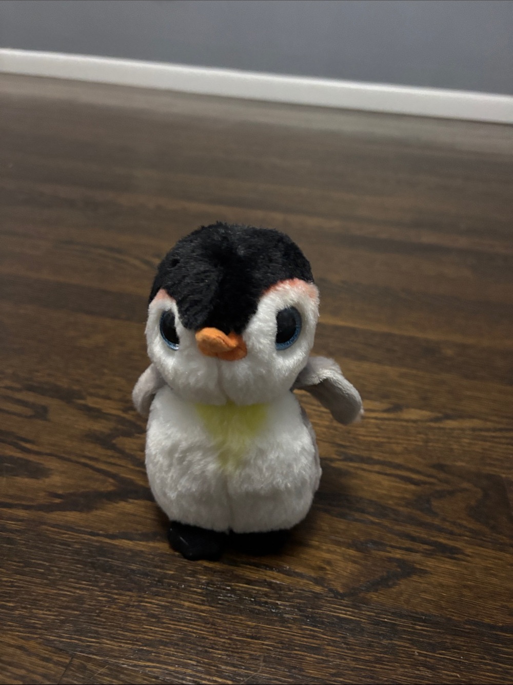 Ty Penguin Plush Stuffed Animal - Black White Orange Yellow Blue Accents